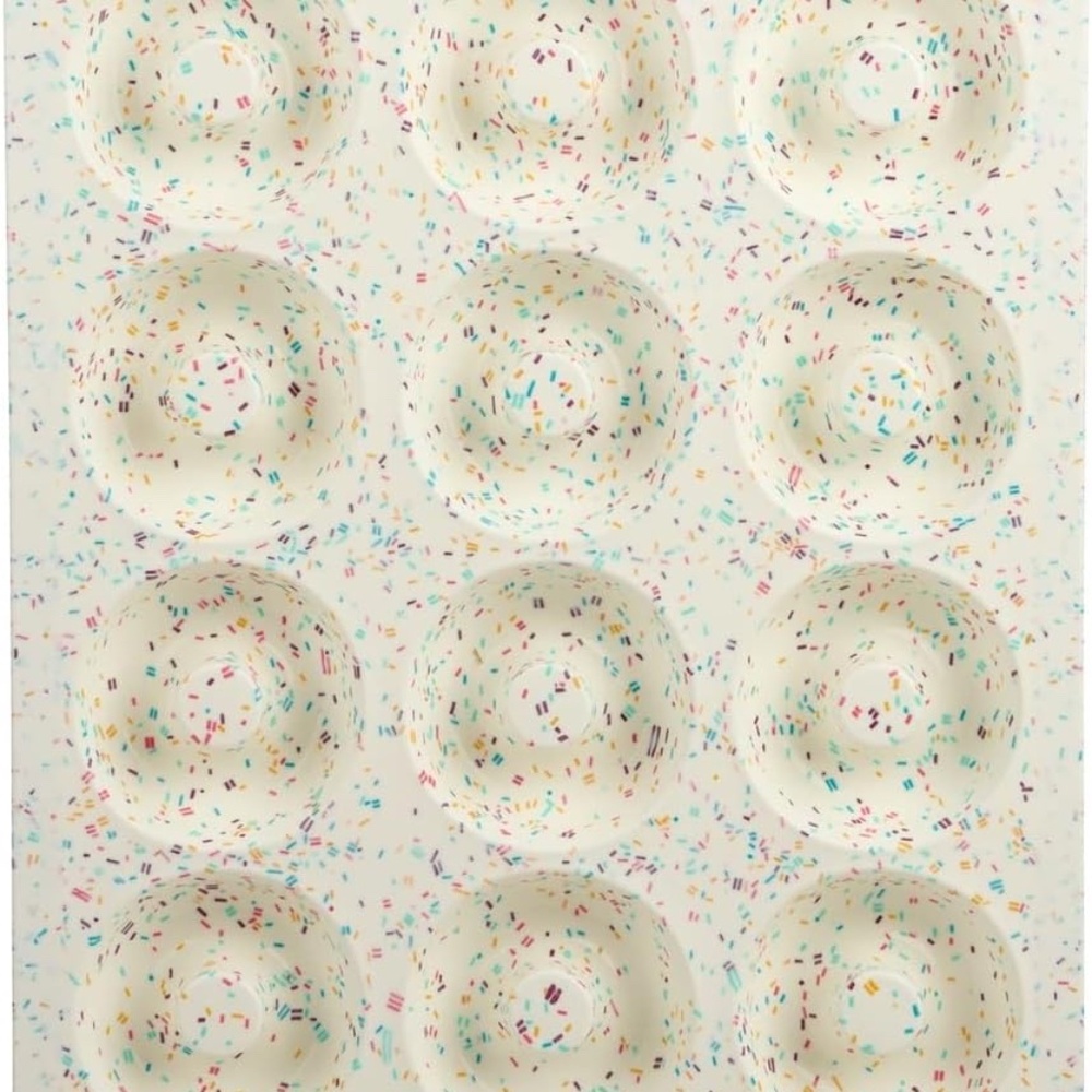 Trudeau Jumbo Donut Mega Pan, 12-Count, Confetti